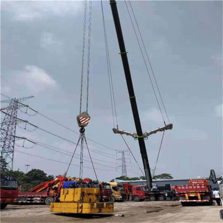 加茂镇风电设备吊装